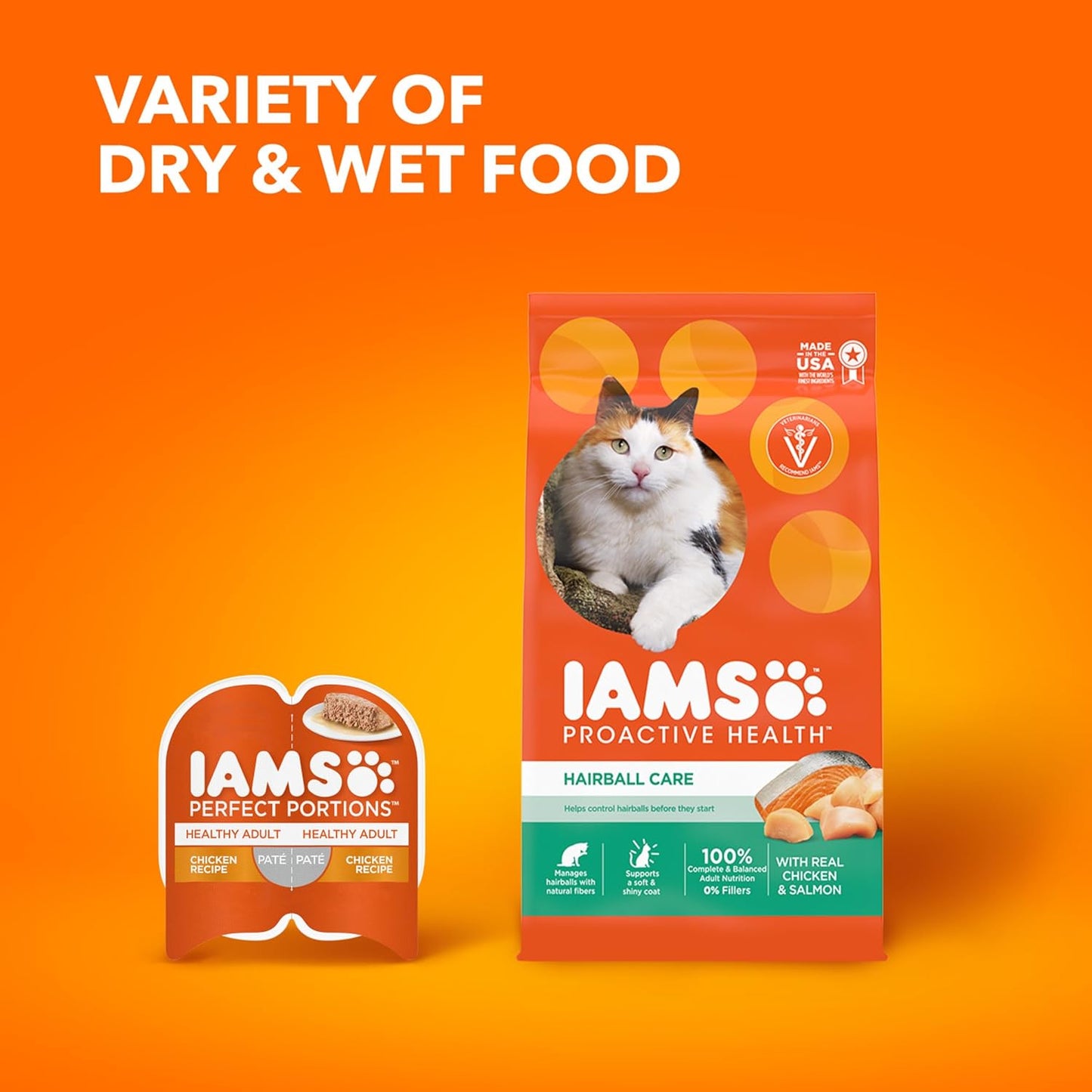 Hairball Care Chicken & Salmon Cat Food – 3.5 lb