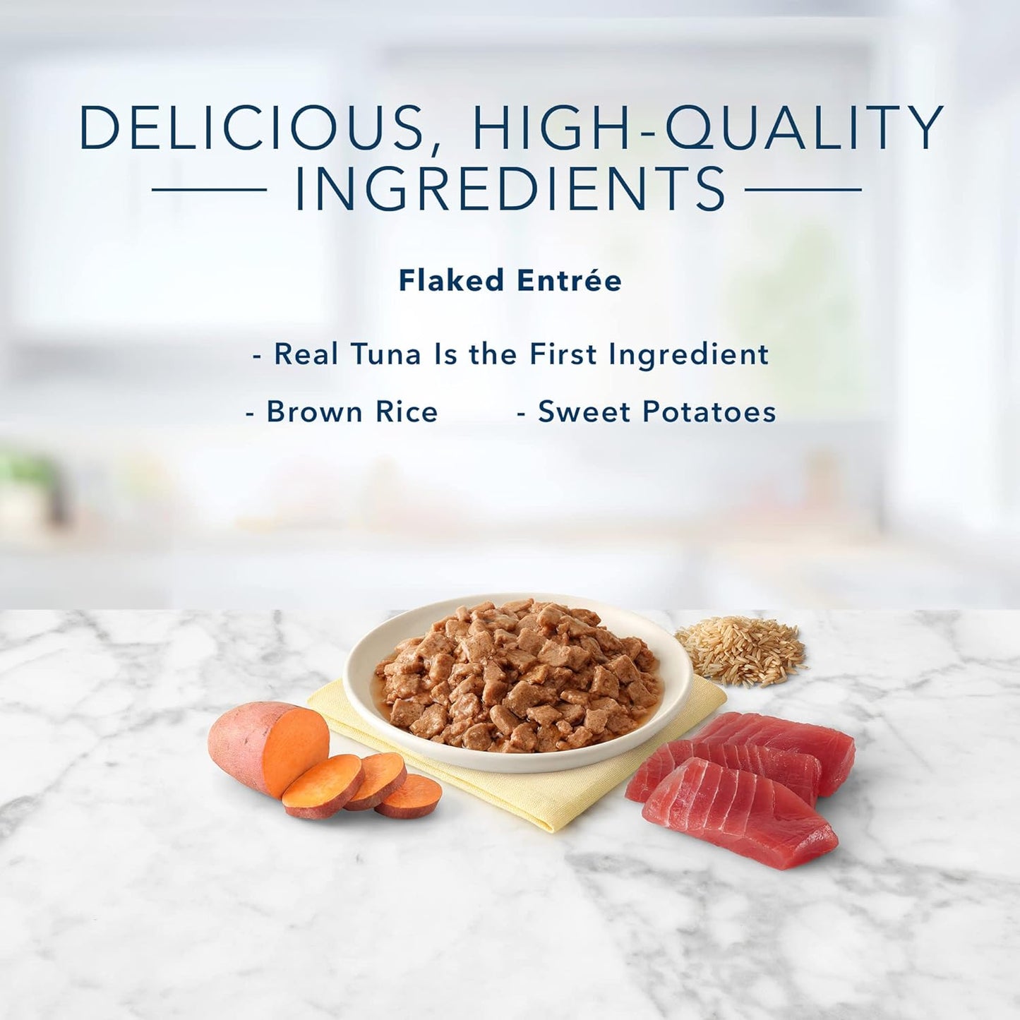 Tastefuls Tuna Flaked Wet Cat Food in Gravy – 5.5 oz x 24 Pack
