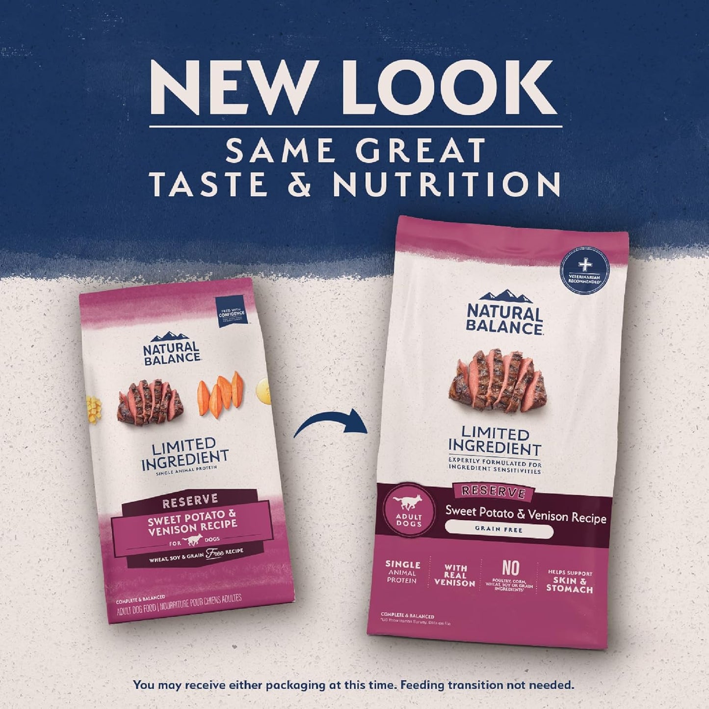 Natural Balance Sweet Potato & Venison Dry Dog Food – 4 lb