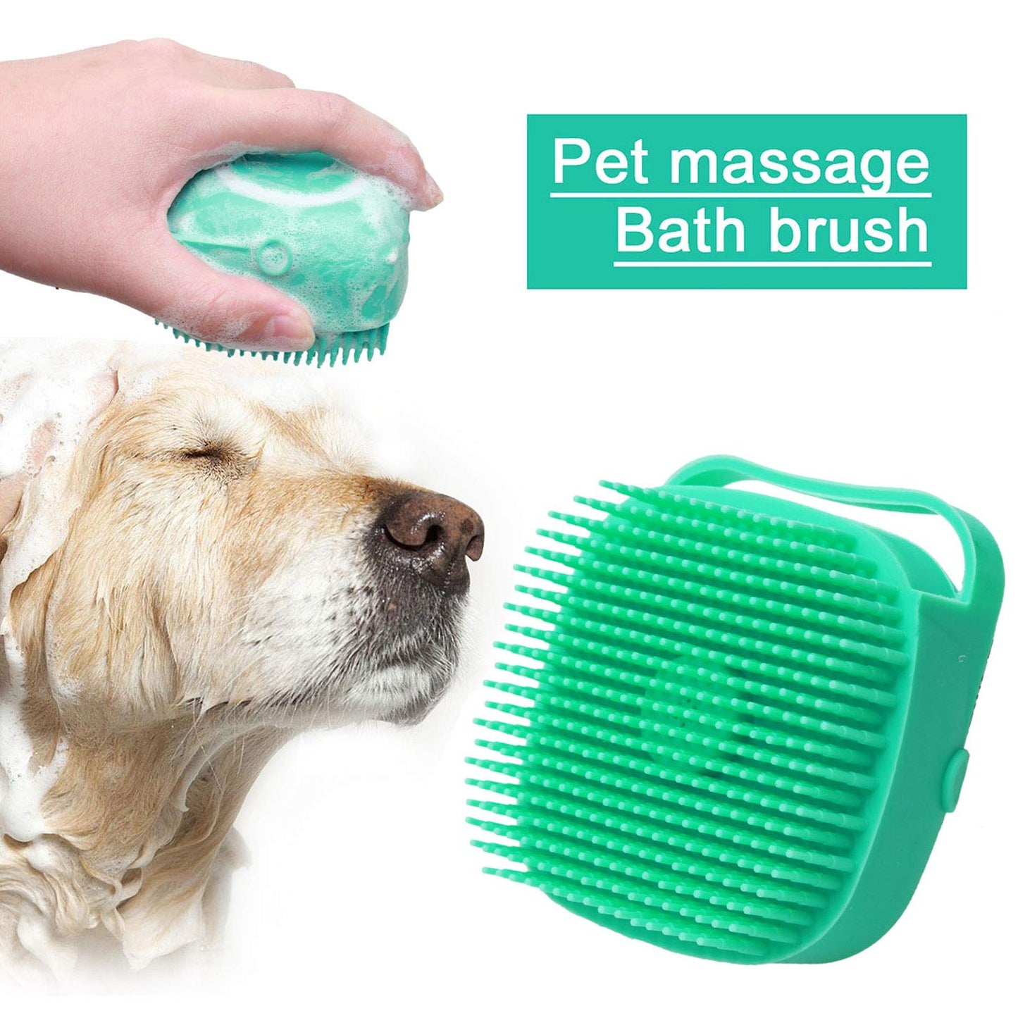Silicone Bath Brush – Pet Shampoo Massager