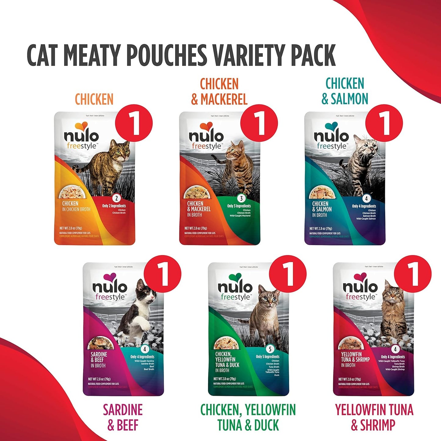 Nulo’s Freestyle Cat & Kitten Wet Food Topper – 2.8 oz
