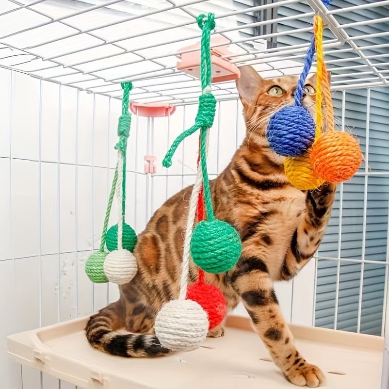 Sisal Hanging Cat Scratcher Set (3 pcs)