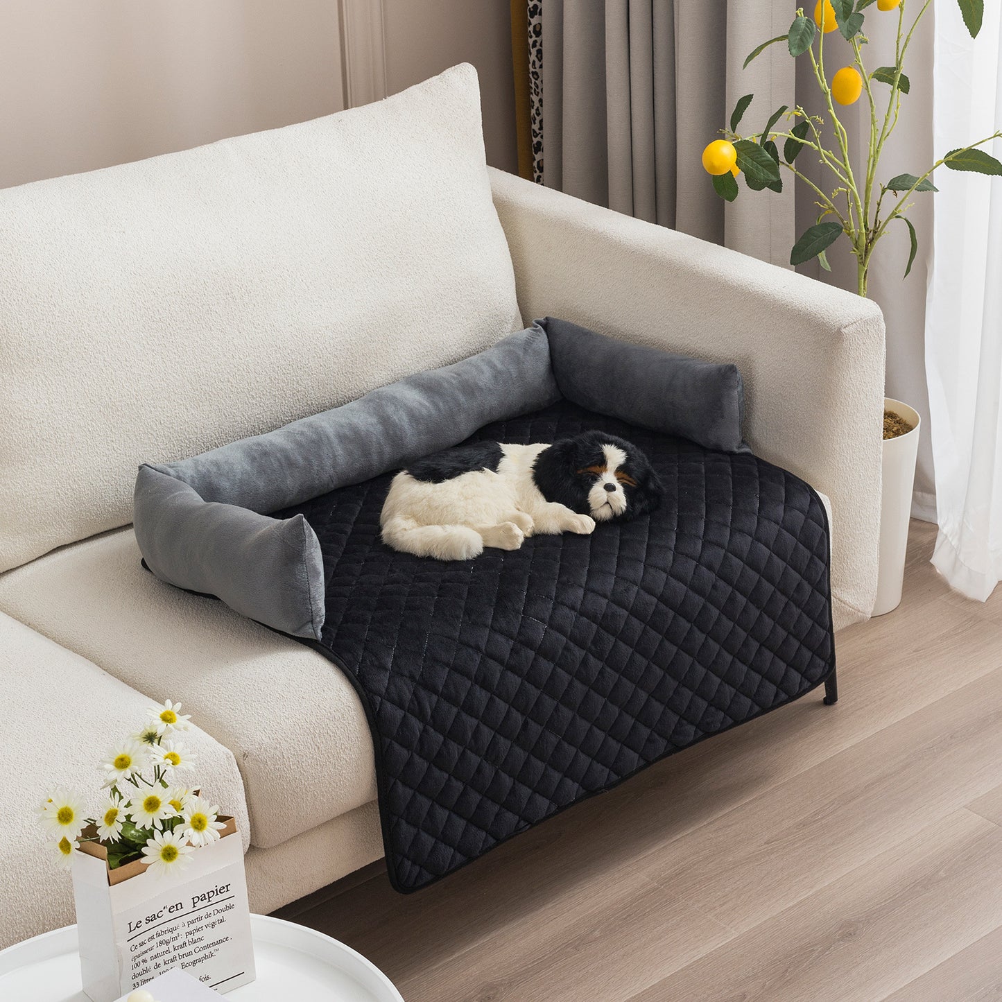 Cozy Pet Sofa Bed – Plush Comfort & Furniture Protection