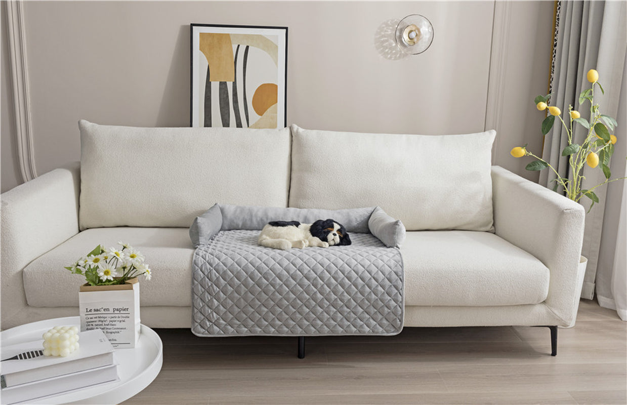 Cozy Pet Sofa Bed – Plush Comfort & Furniture Protection