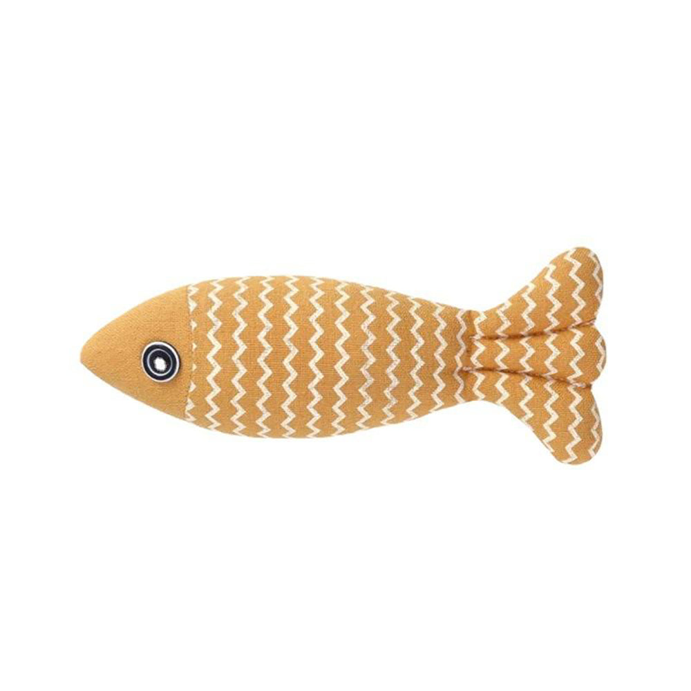 Catnip Fish Kicker Toy with Crinkle Sound