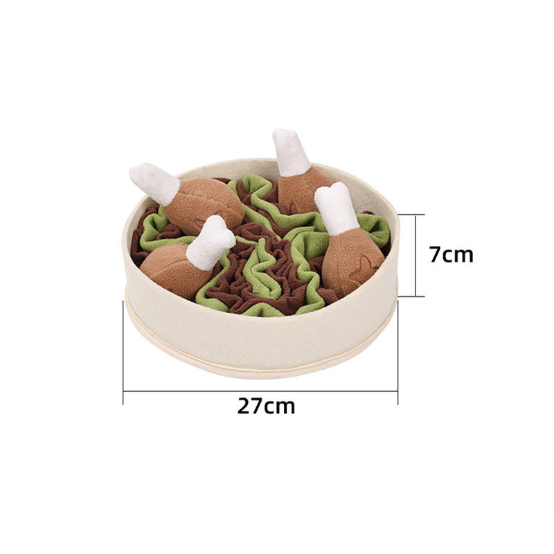 Chicken Bucket Sniff Toy for Dogs