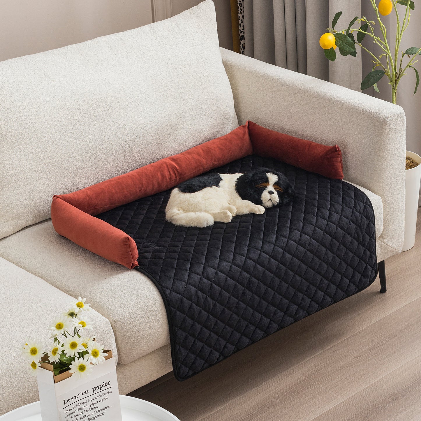 Cozy Pet Sofa Bed – Plush Comfort & Furniture Protection
