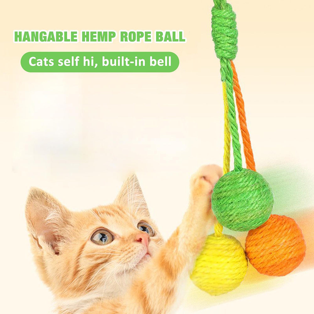 Sisal Hanging Cat Scratcher Set (3 pcs)