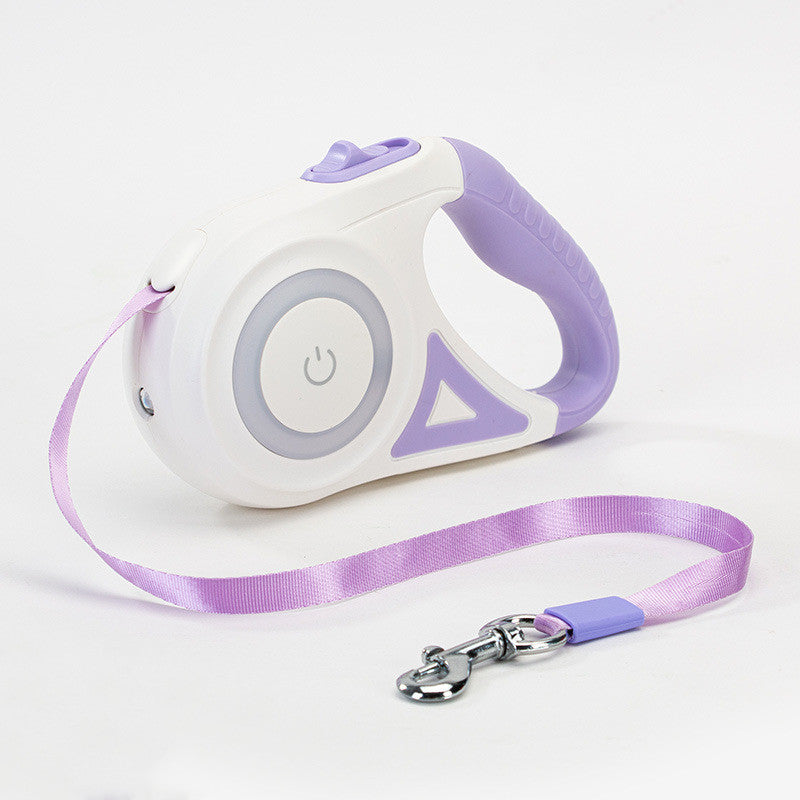Auto-Retractable Leash + Collar – With Spotlight 