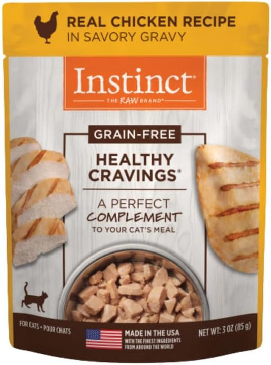 Instinct Healthy Cravings Chicken Wet Cat Food – 3 oz (24 Pack)