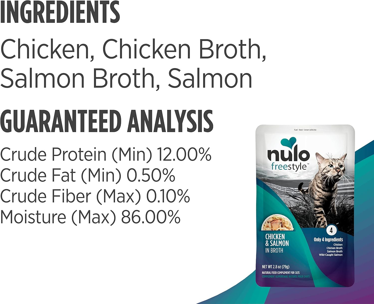 Nulo’s Freestyle Cat & Kitten Wet Food Topper – 2.8 oz