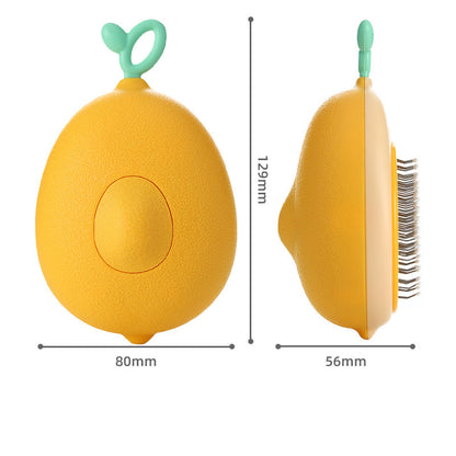 Pet Grooming Comb – Self-Cleaning Hair Remover
