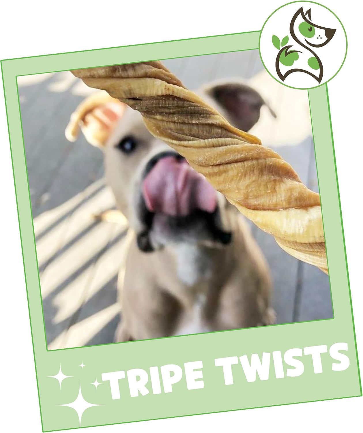 Tripe Twists Natural Beef Dog Chews – 4–5" (20 Count)
