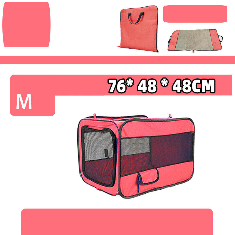 Foldable Pet Travel Carrier – Soft, Secure & Spacious