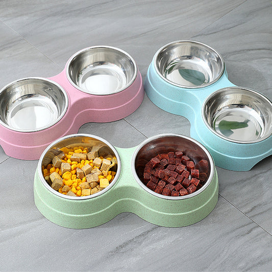 Double Pet Bowl – Food & Water