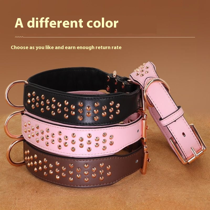 Anti-Bite Rivet Dog Collar
