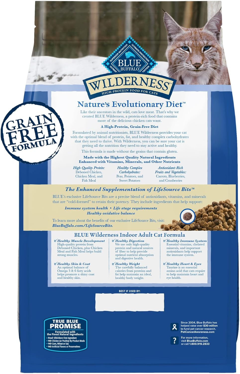 Wilderness Chicken High-Protein Grain-Free Dry Cat Food – 11 lb