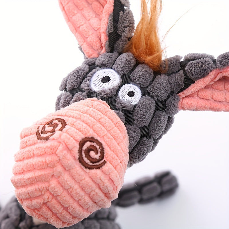 Puppy Plush Squeaky Toys Set