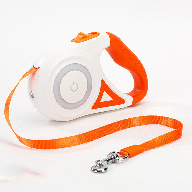 Auto-Retractable Leash + Collar – With Spotlight 