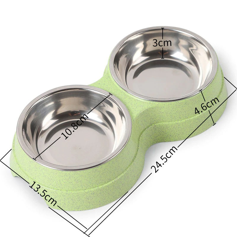 Double Pet Bowl – Food & Water