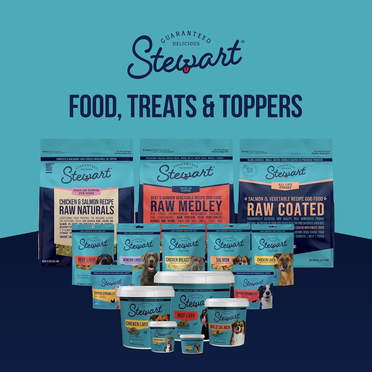 Stewart Freeze-Dried Chicken Liver Raw Dog Treats – 1.5 oz