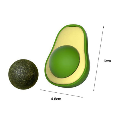 Avocado Catnip Treat Toy