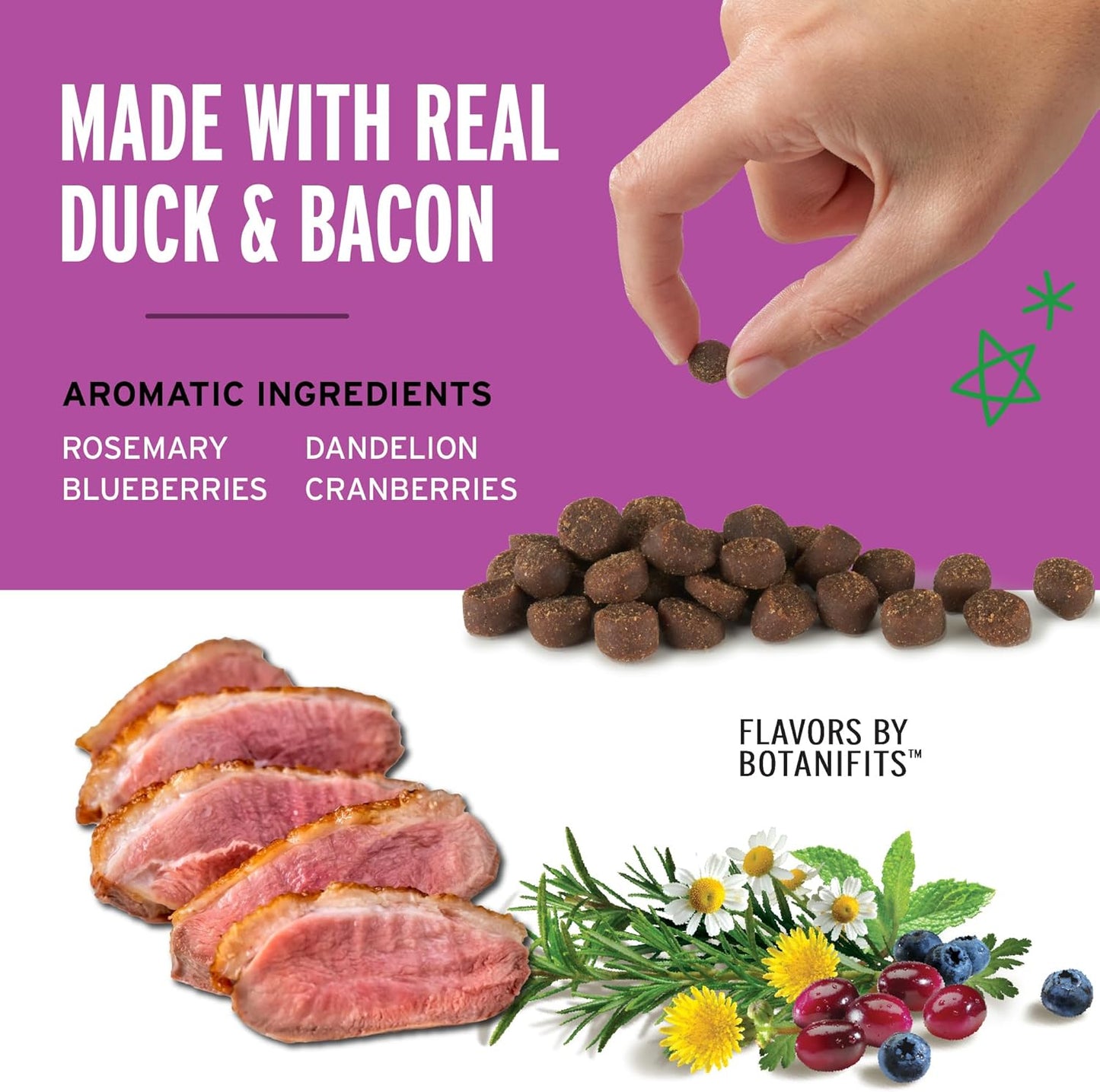 Mini Training Treats – Duck & Bacon (4 oz, 200 pcs)
