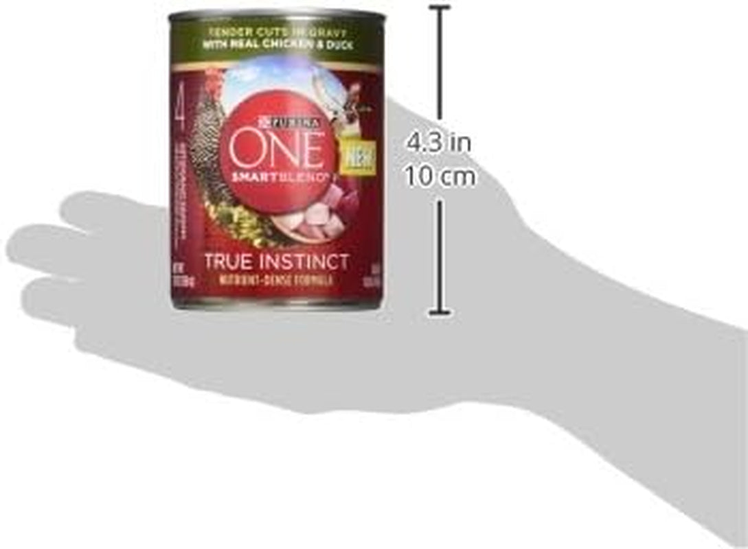 True Instinct Chicken & Duck Cuts in Gravy Wet Dog Food – 13 oz x 12 Pack