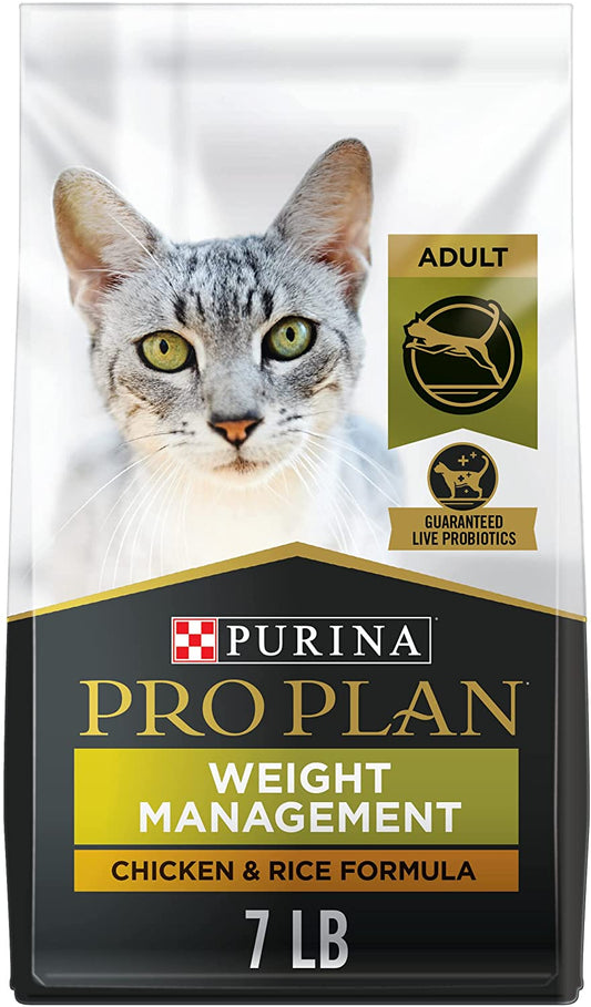 Weight Control Chicken & Rice Dry Cat Food – 7 lb