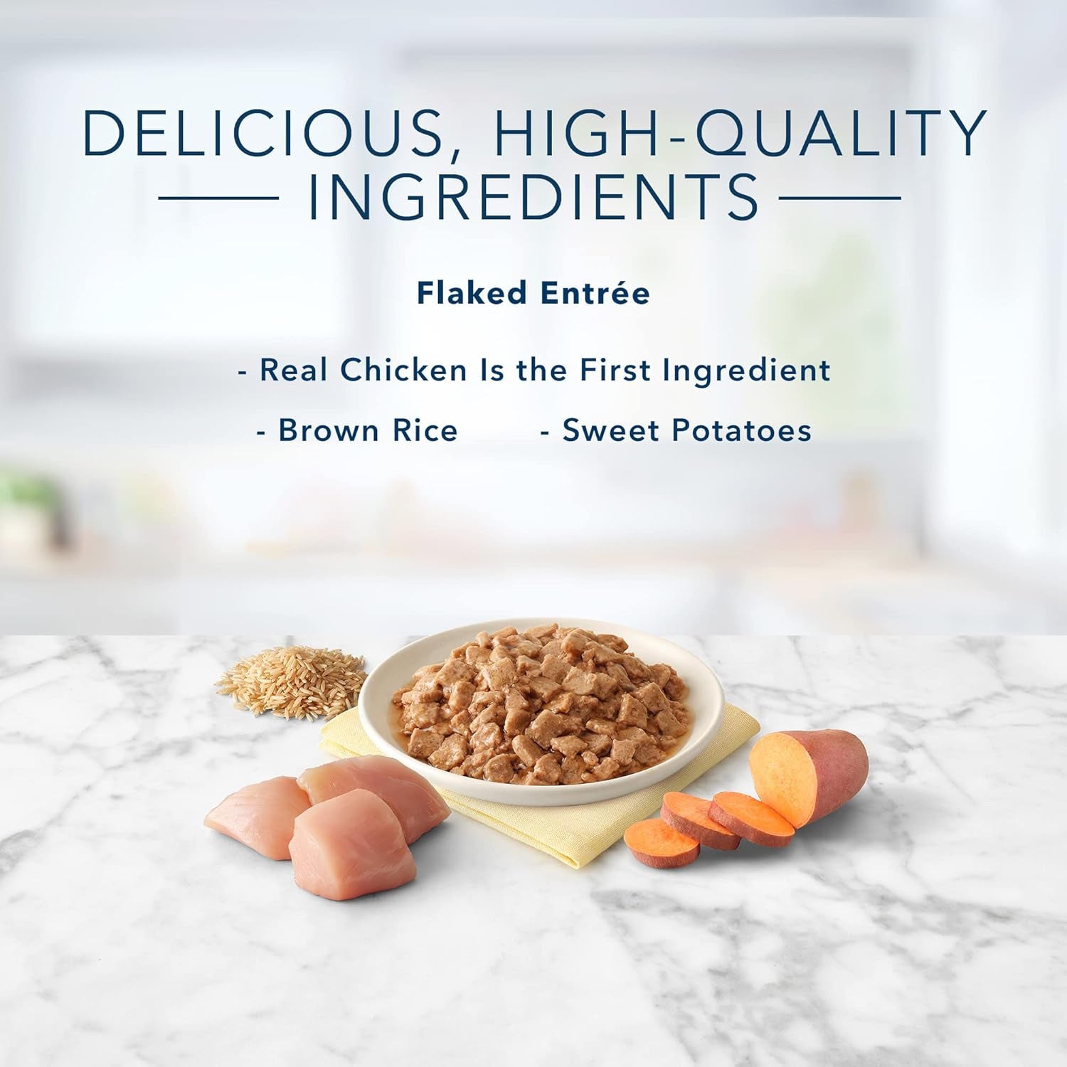 Tastefuls Chicken Flaked Wet Cat Food in Gravy – 5.5 oz x 24 Pack
