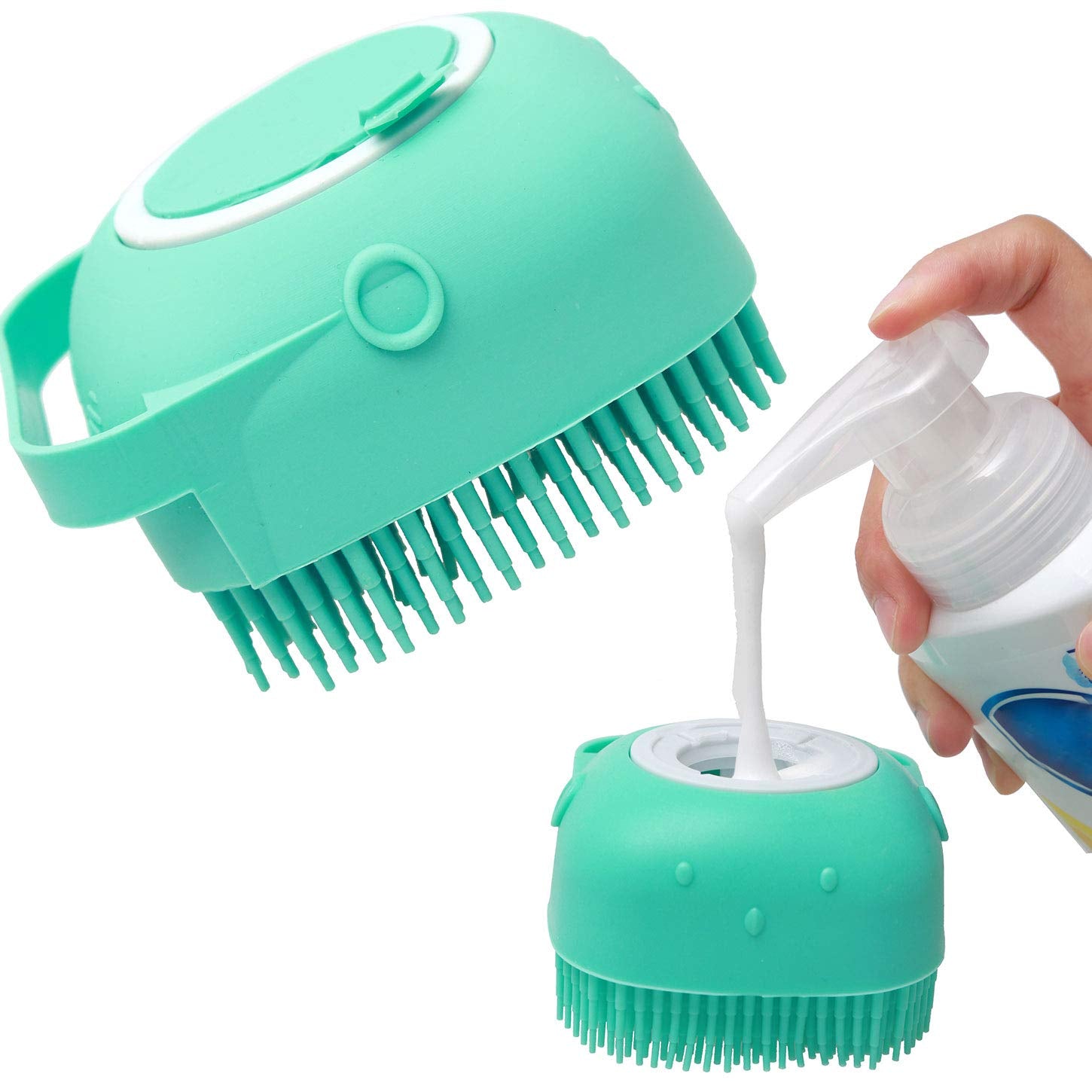 Silicone Bath Brush – Pet Shampoo Massager 