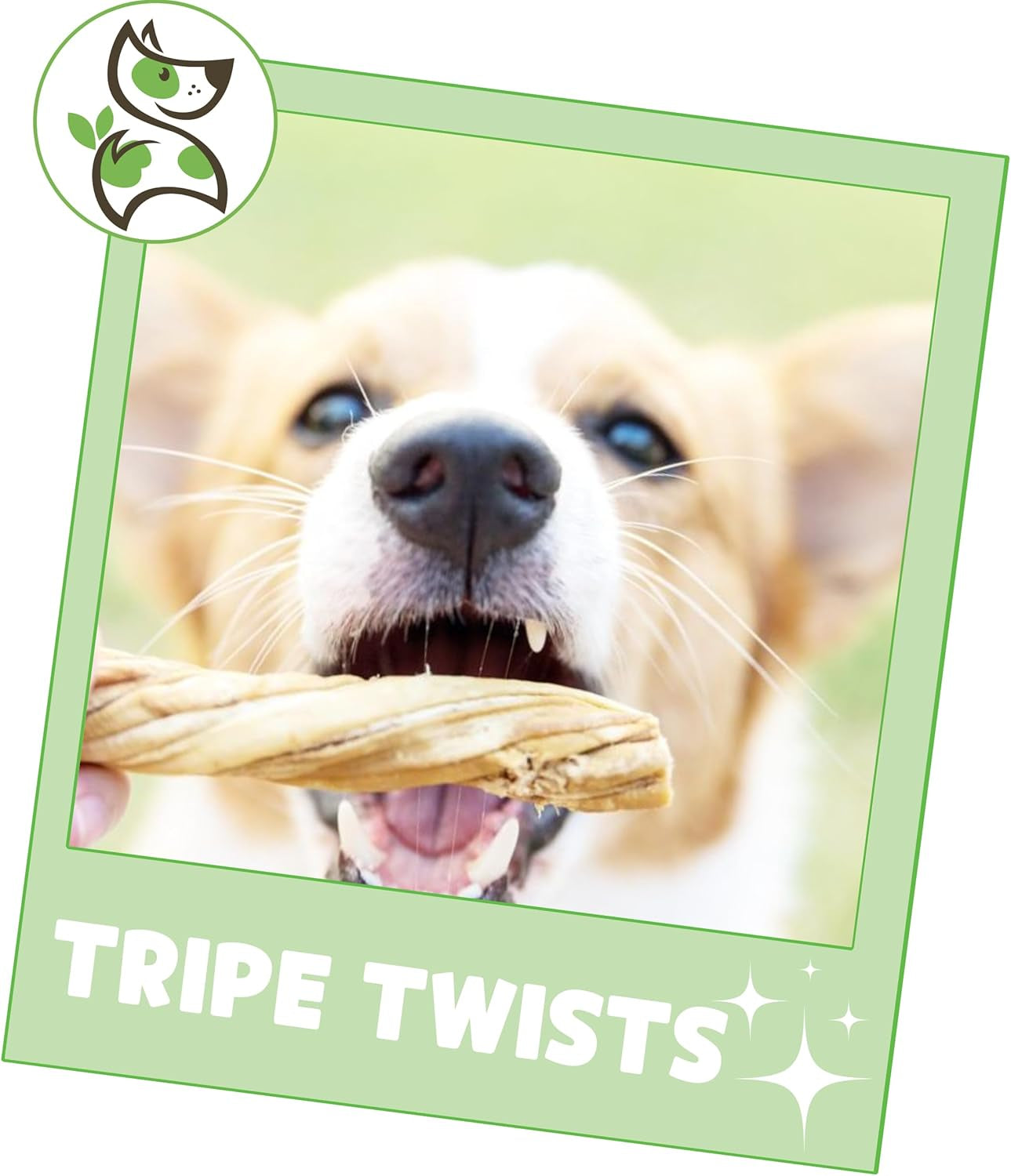 Tripe Twists Natural Beef Dog Chews – 4–5" (20 Count)