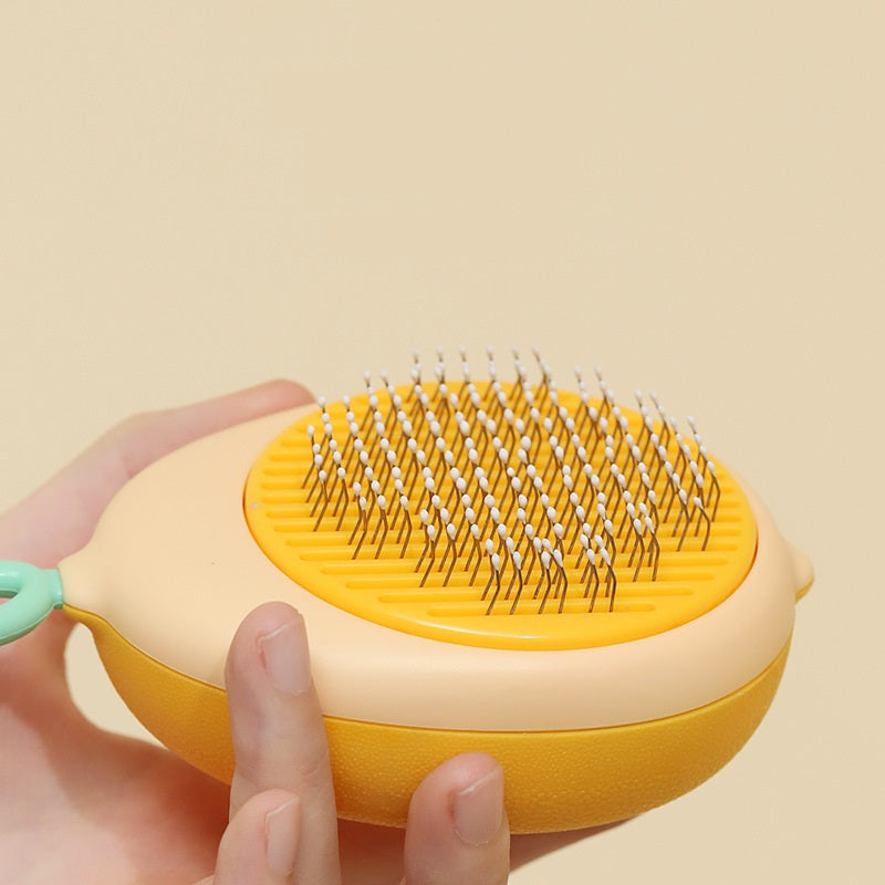 Pet Grooming Comb – Self-Cleaning Hair Remover