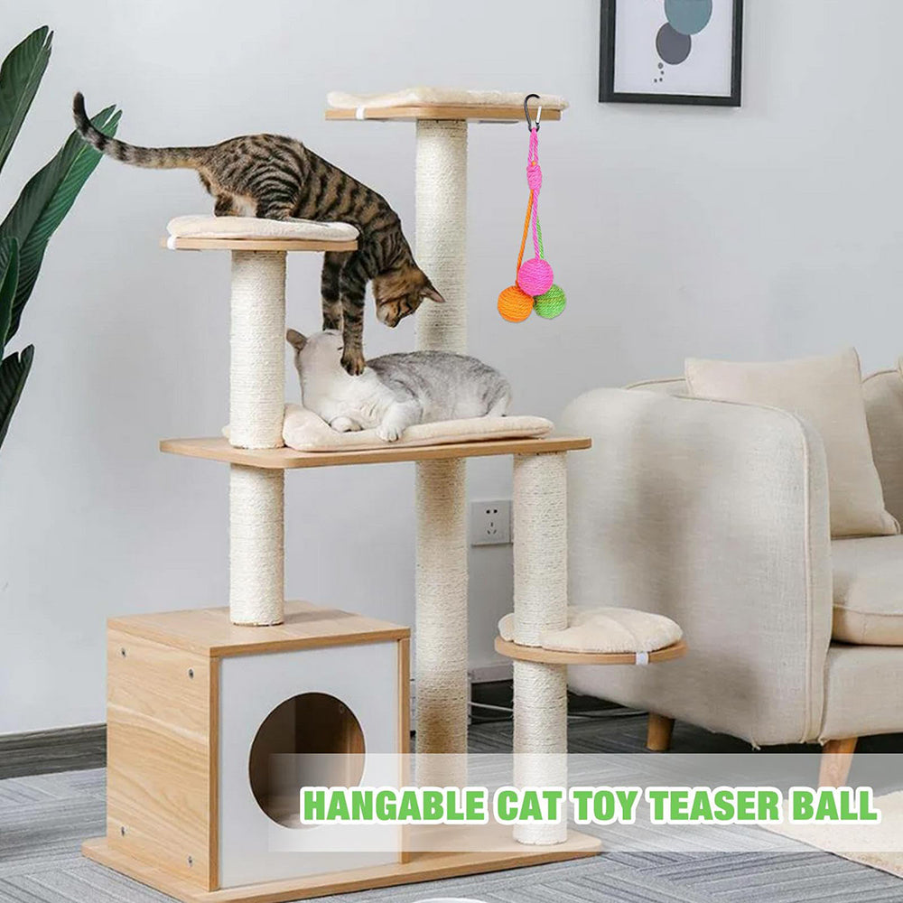 Sisal Hanging Cat Scratcher Set (3 pcs)