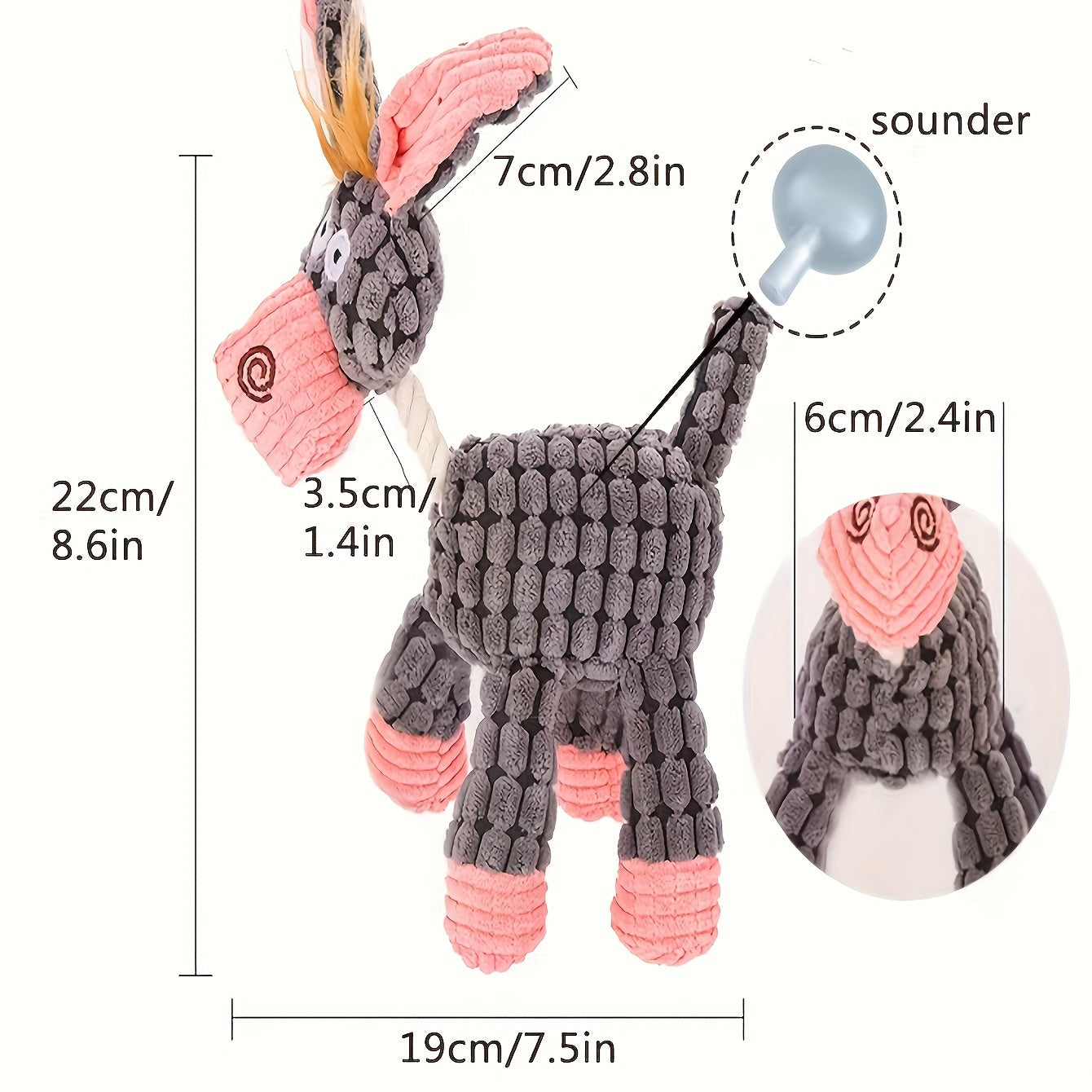 Puppy Plush Squeaky Toys Set