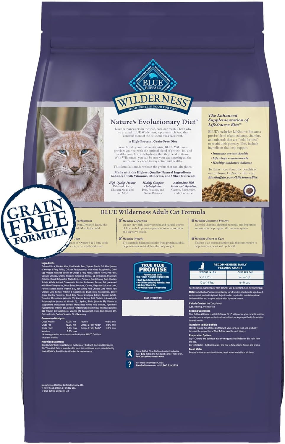 Wilderness Chicken Dry Food for Cats – 6lb