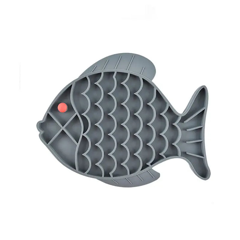 Fish-Shaped Lick Mat – Slow Feeder for Dogs