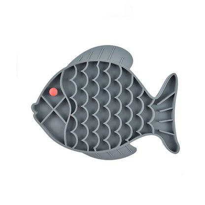 Fish-Shaped Lick Mat – Slow Feeder for Dogs