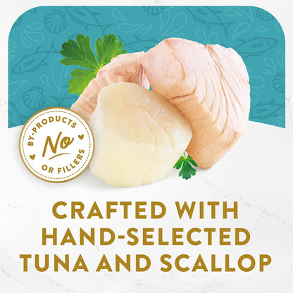Purina Tuna & Scallop Cat Toppers – 10 x 1.1oz