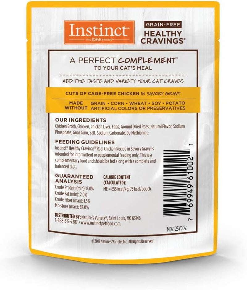Instinct Healthy Cravings Chicken Wet Cat Food – 3 oz (24 Pack)