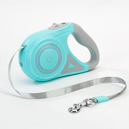 Auto-Retractable Leash + Collar – With Spotlight 