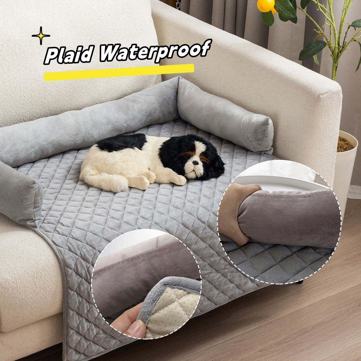 Cozy Pet Sofa Bed – Plush Comfort & Furniture Protection
