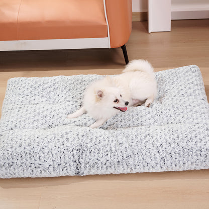 Fluffy Rose Velvet Pet Bed – Extra Soft & Washable