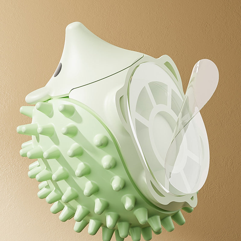 Cat Wall Corner Groomer – Self-Massaging Brush with Catnip Slot