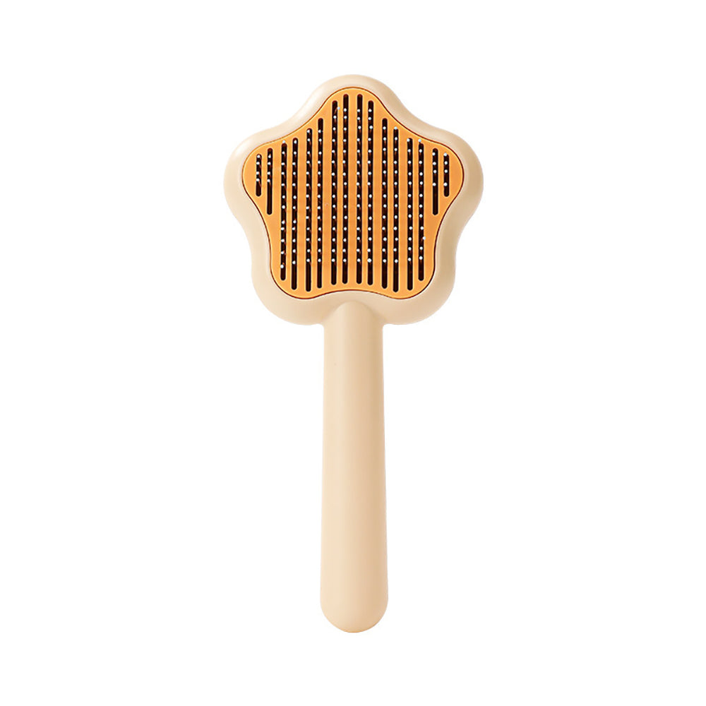 Star-Shaped Grooming Brush – One-Click Fur Remover