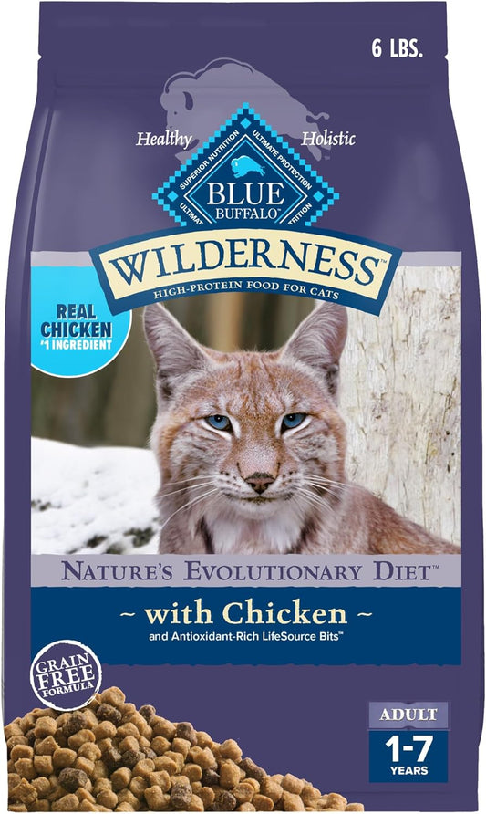 Wilderness Chicken Dry Food for Cats – 6lb