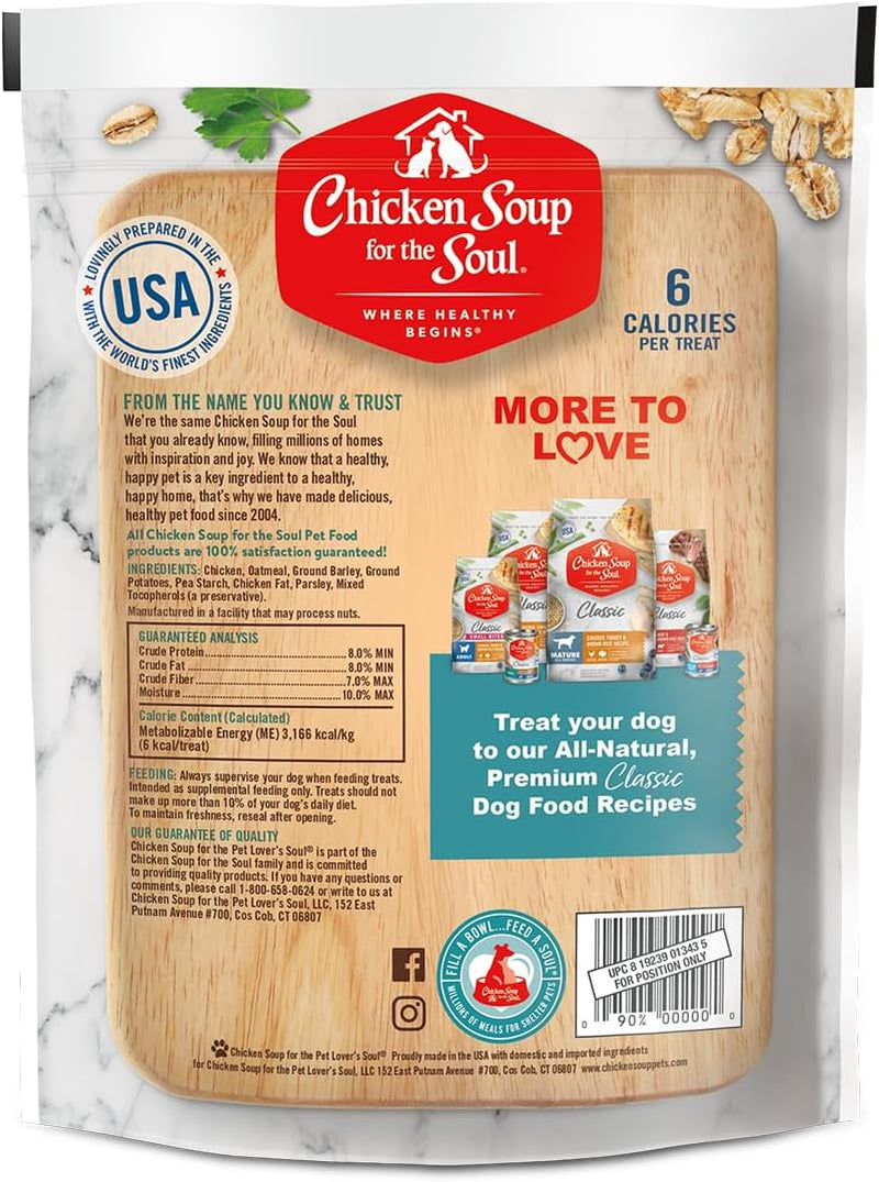 Chicken Soup For The Soul's Chicken Crunchy Dog Treats – 12 oz
