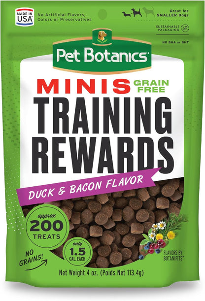 Mini Training Treats – Duck & Bacon (4 oz, 200 pcs)