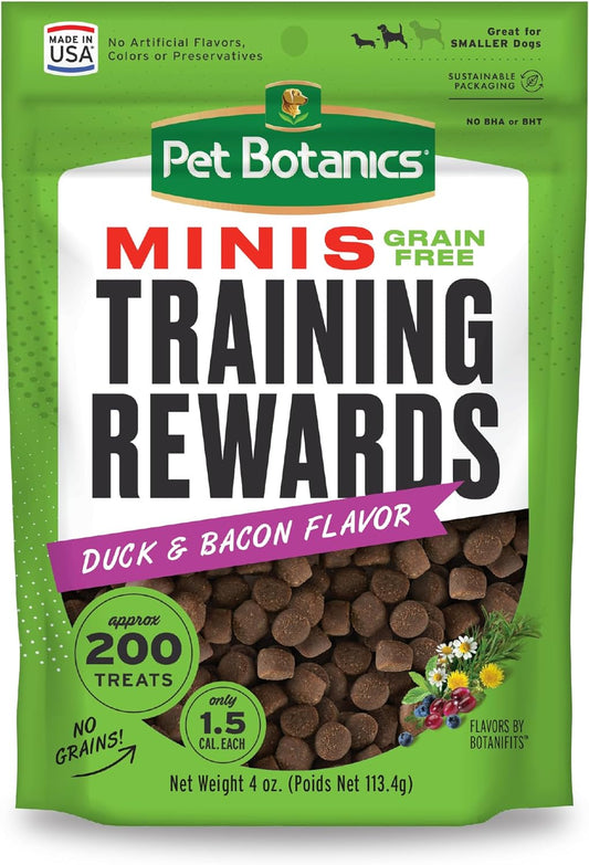 Mini Training Treats – Duck & Bacon (4 oz, 200 pcs)