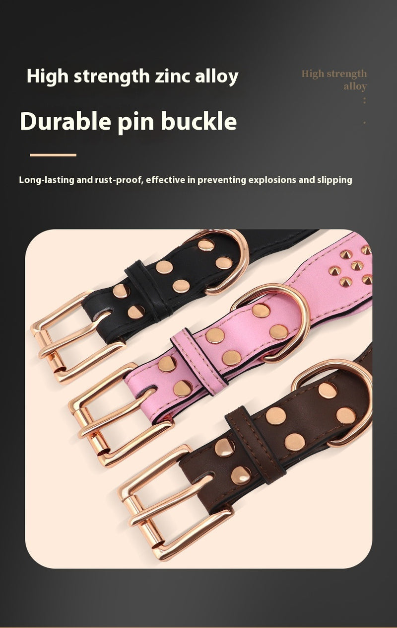 Anti-Bite Rivet Dog Collar